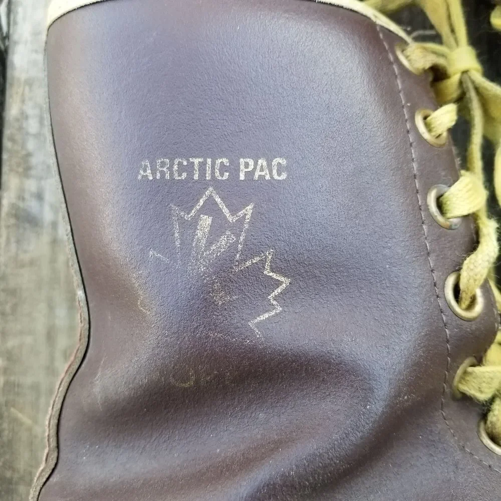 Sorel Arctic‎ Pac Leather Duck Snow Winter Boots 5